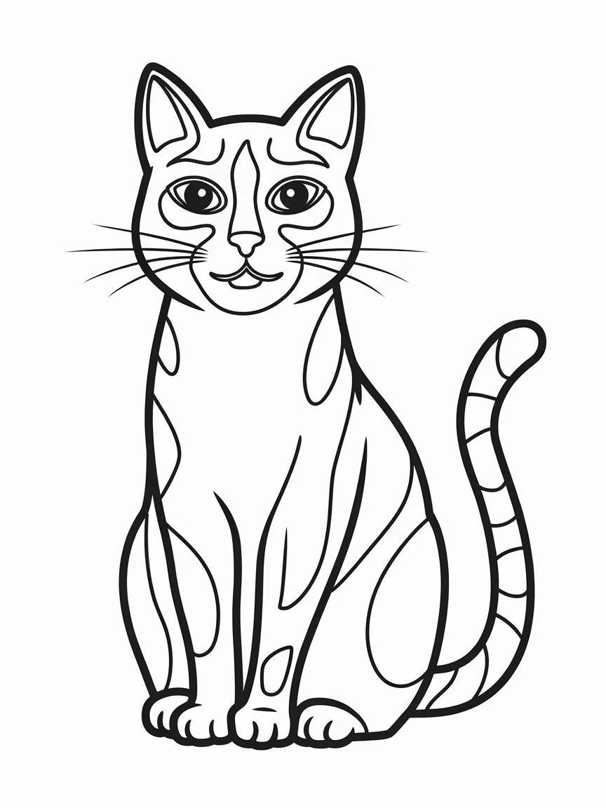 Pt categorias - Gato | ColoringPagesDesign