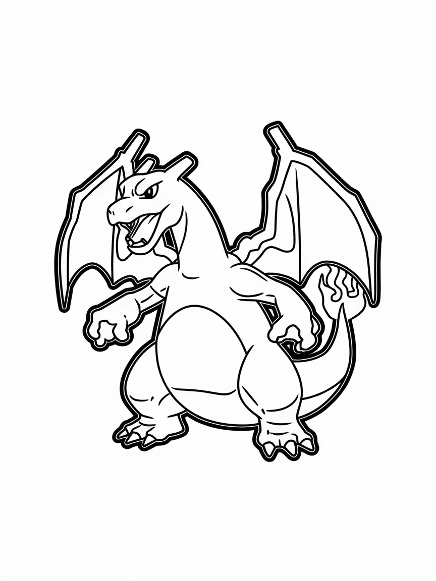 Charizard coloring pages - 1929 | ColoringPagesDesign