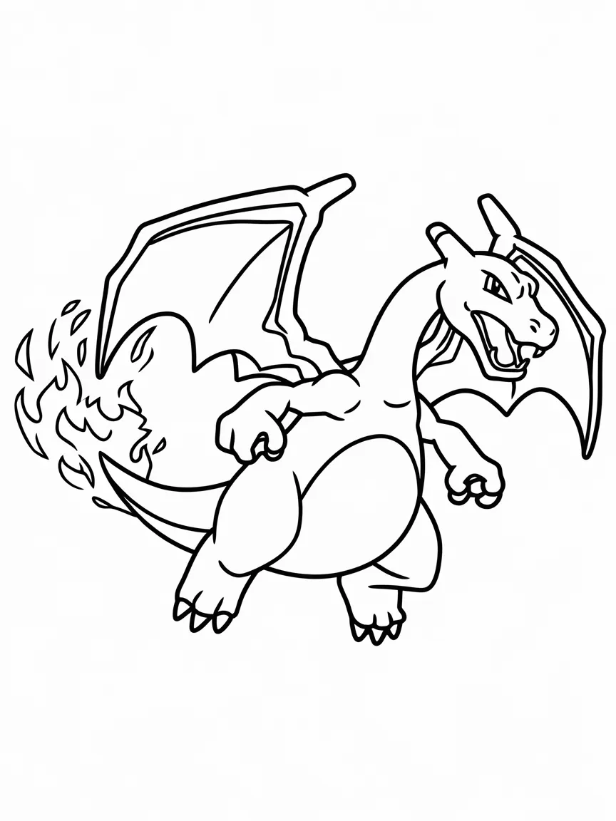 Charizard coloring pages - 1931 | ColoringPagesDesign