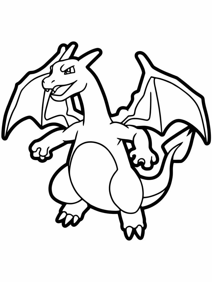 Charizard coloring pages - 1932 | ColoringPagesDesign