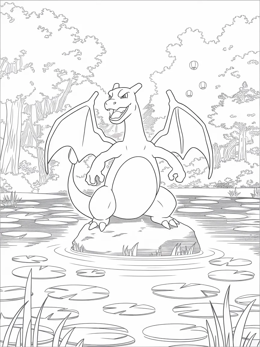 Charizard coloring pages - 1933 | ColoringPagesDesign