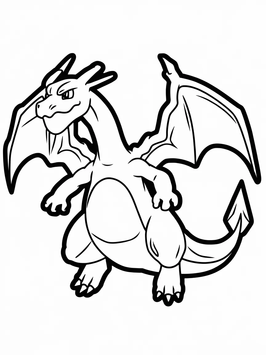 Charizard coloring pages - 1935 | ColoringPagesDesign