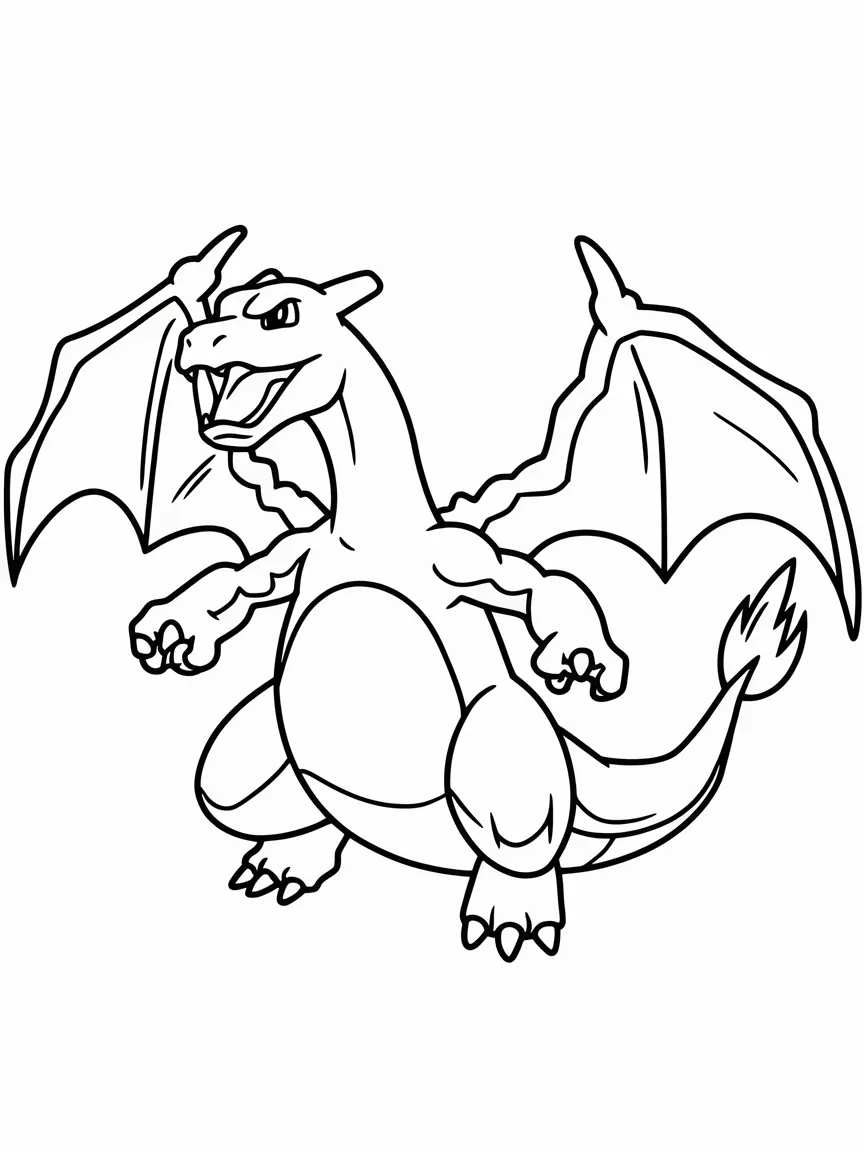 Charizard coloring pages - 1936 | ColoringPagesDesign