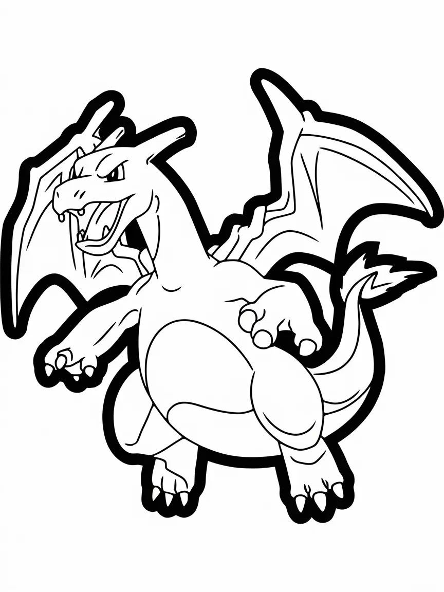 Charizard coloring pages - 1937 | ColoringPagesDesign