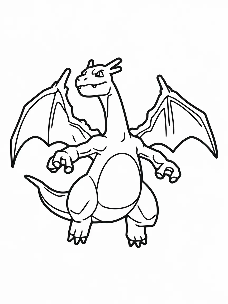 Charizard coloring pages - 2437 | ColoringPagesDesign