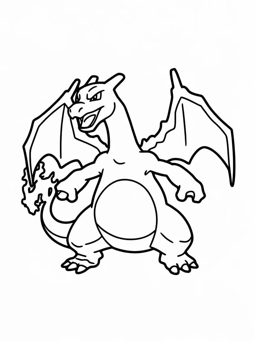 Charizard coloring pages - 2438 | ColoringPagesDesign