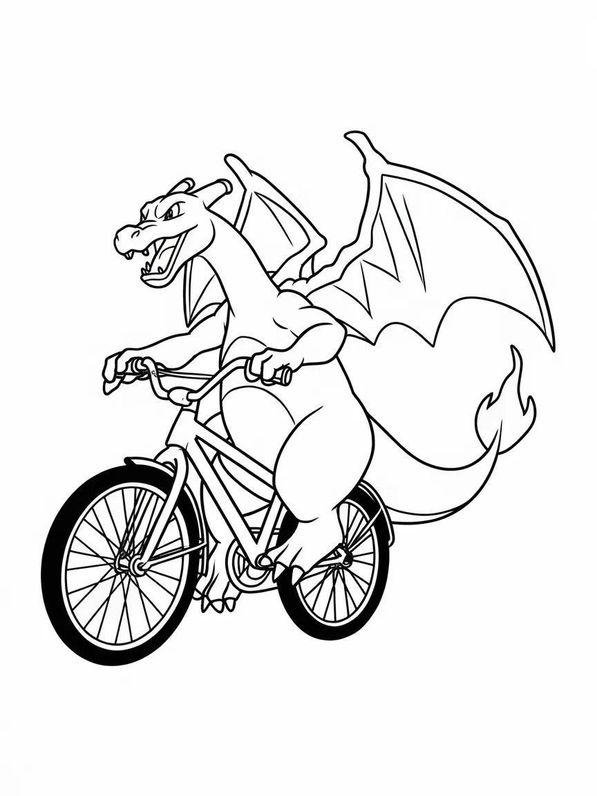 Charizard coloring pages - 2439 | ColoringPagesDesign