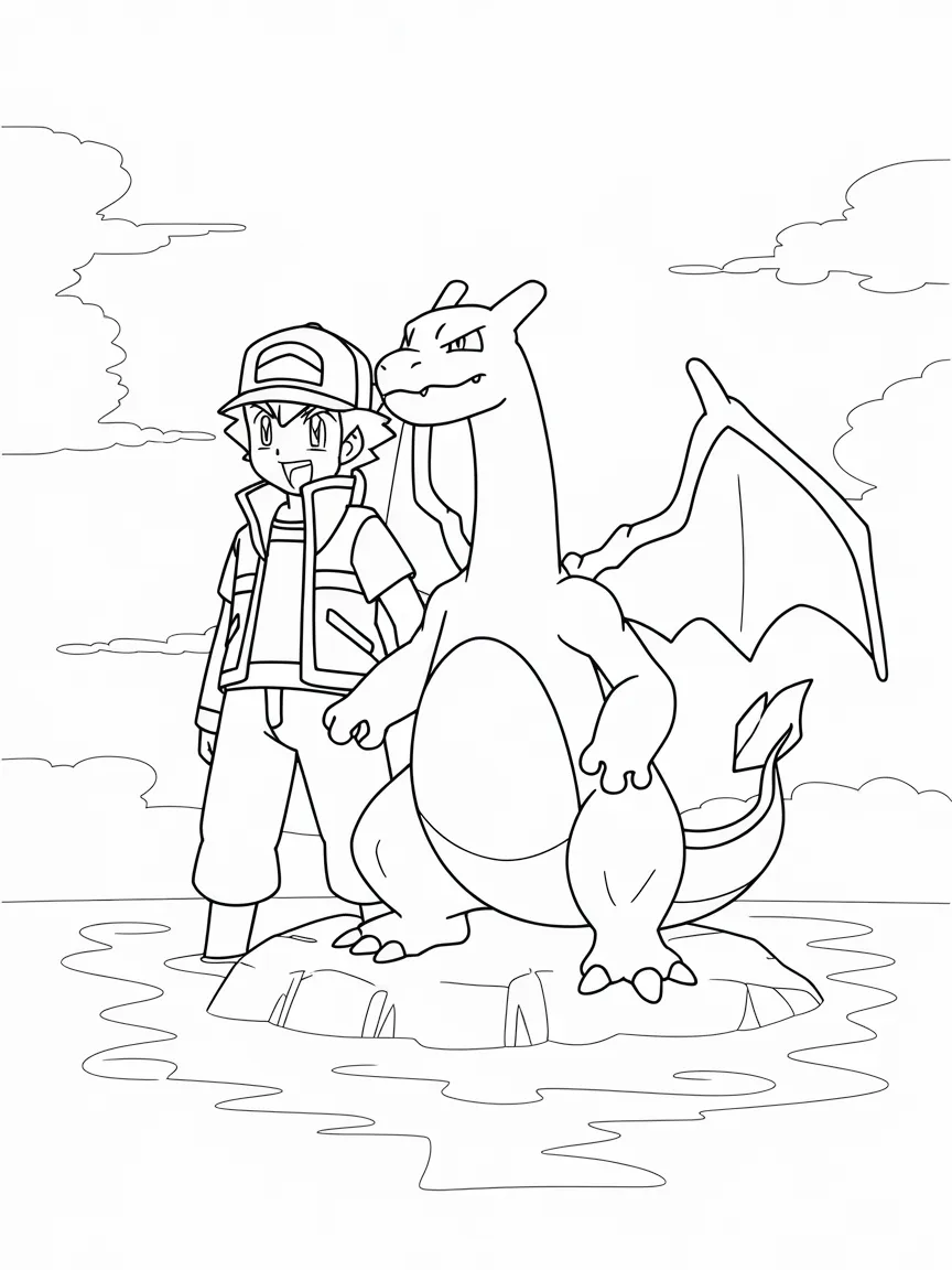 Charizard coloring pages - 2127 | ColoringPagesDesign