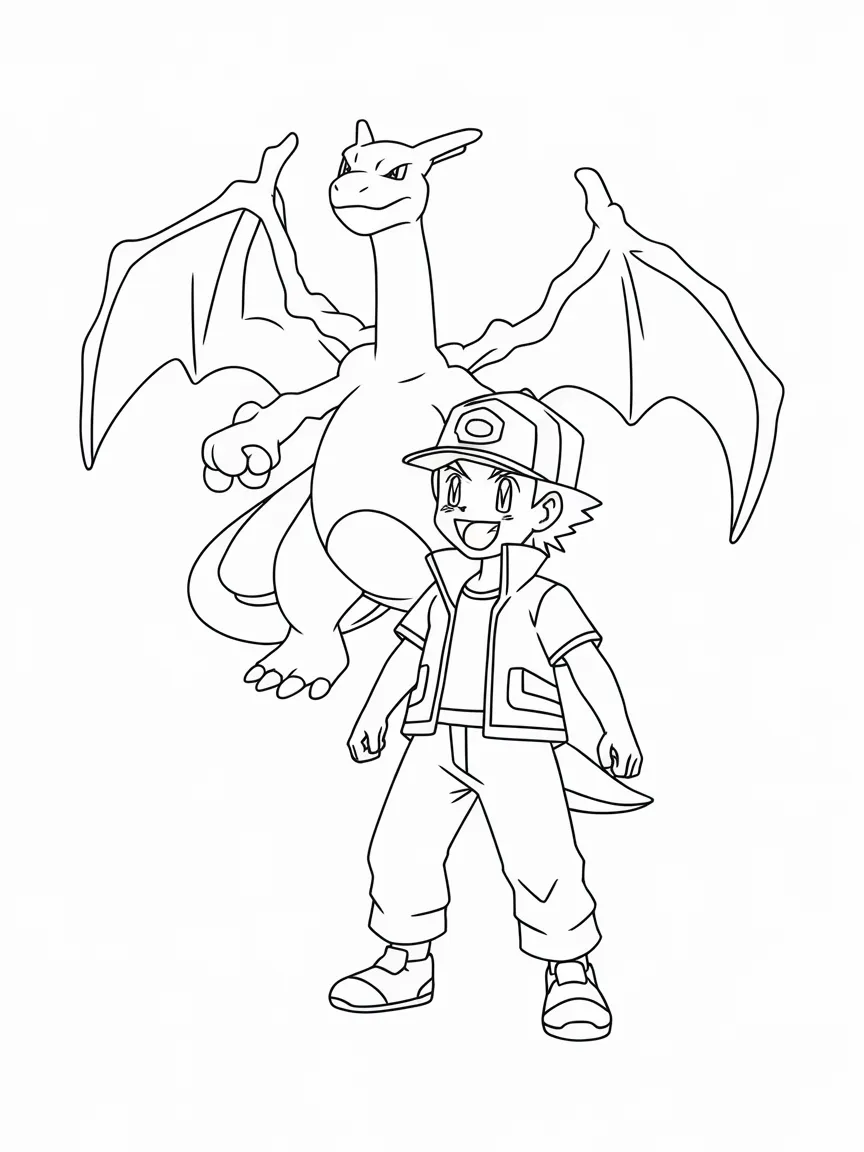 Charizard coloring pages - 2128 | ColoringPagesDesign