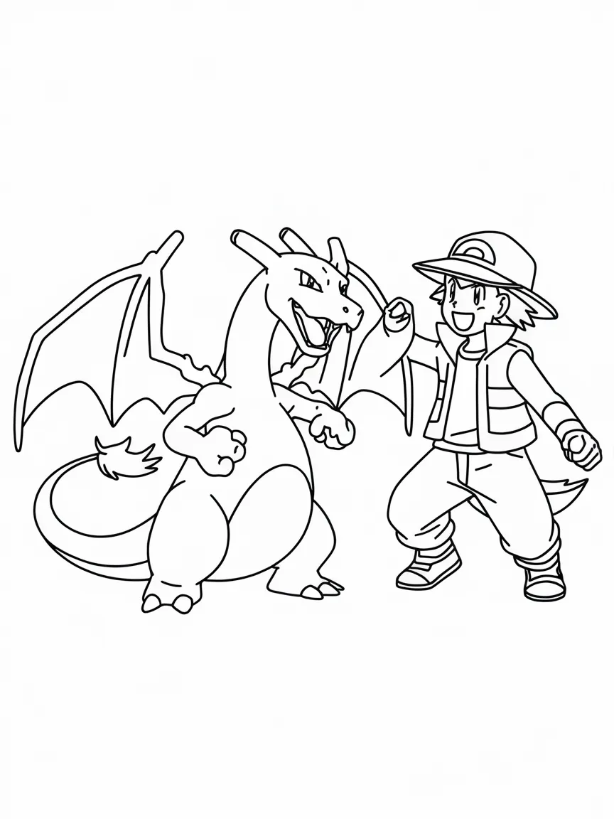 Charizard coloring pages - 2129 | ColoringPagesDesign