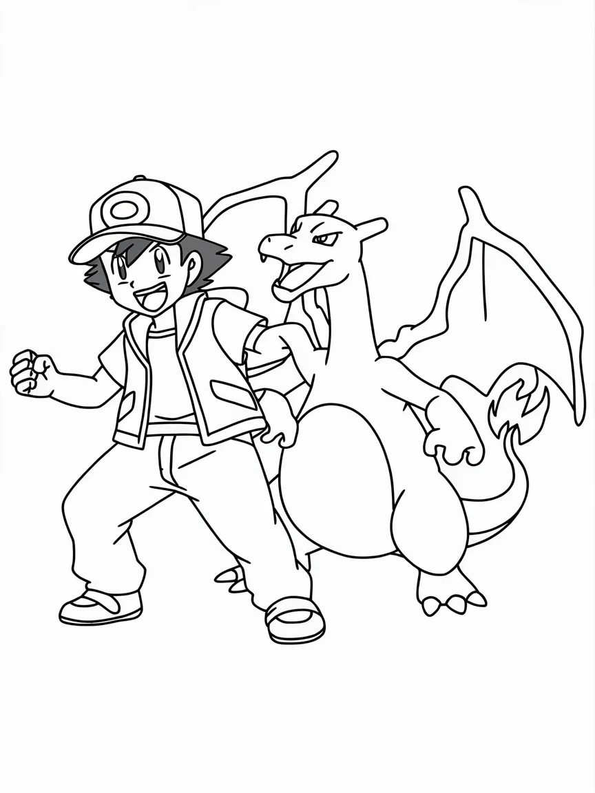 Charizard coloring pages - 2133 | ColoringPagesDesign