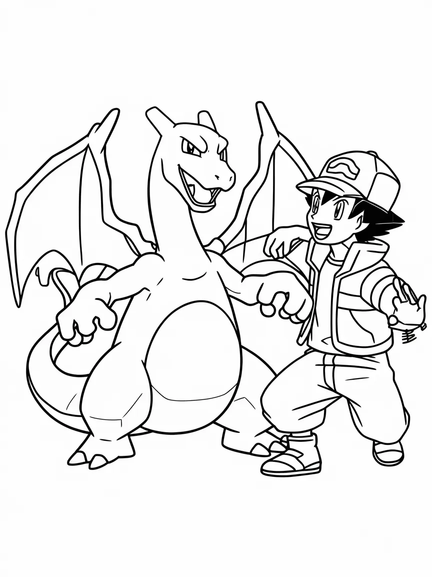 Charizard coloring pages - 2135 | ColoringPagesDesign