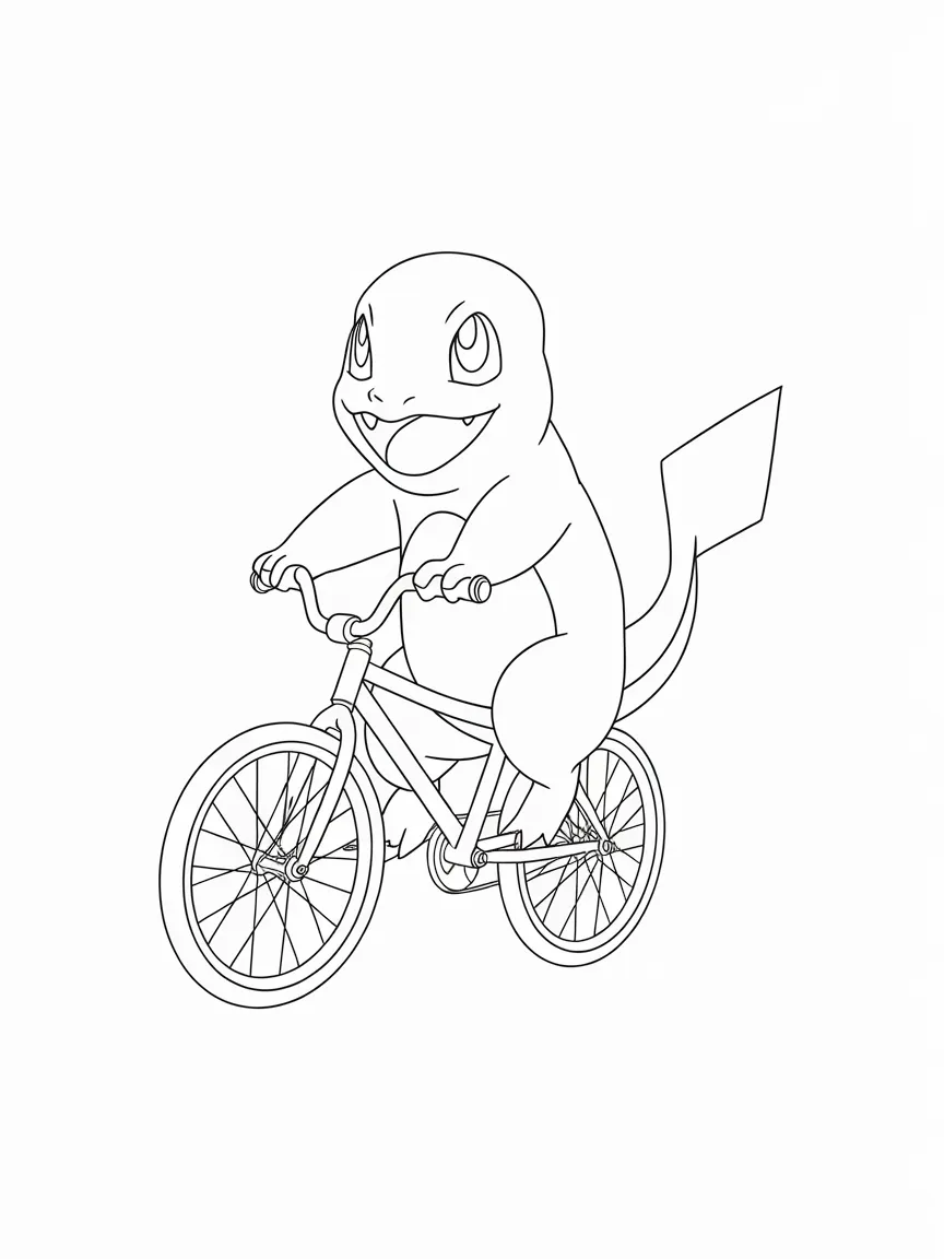 Charmander coloring pages - 1956 | ColoringPagesDesign