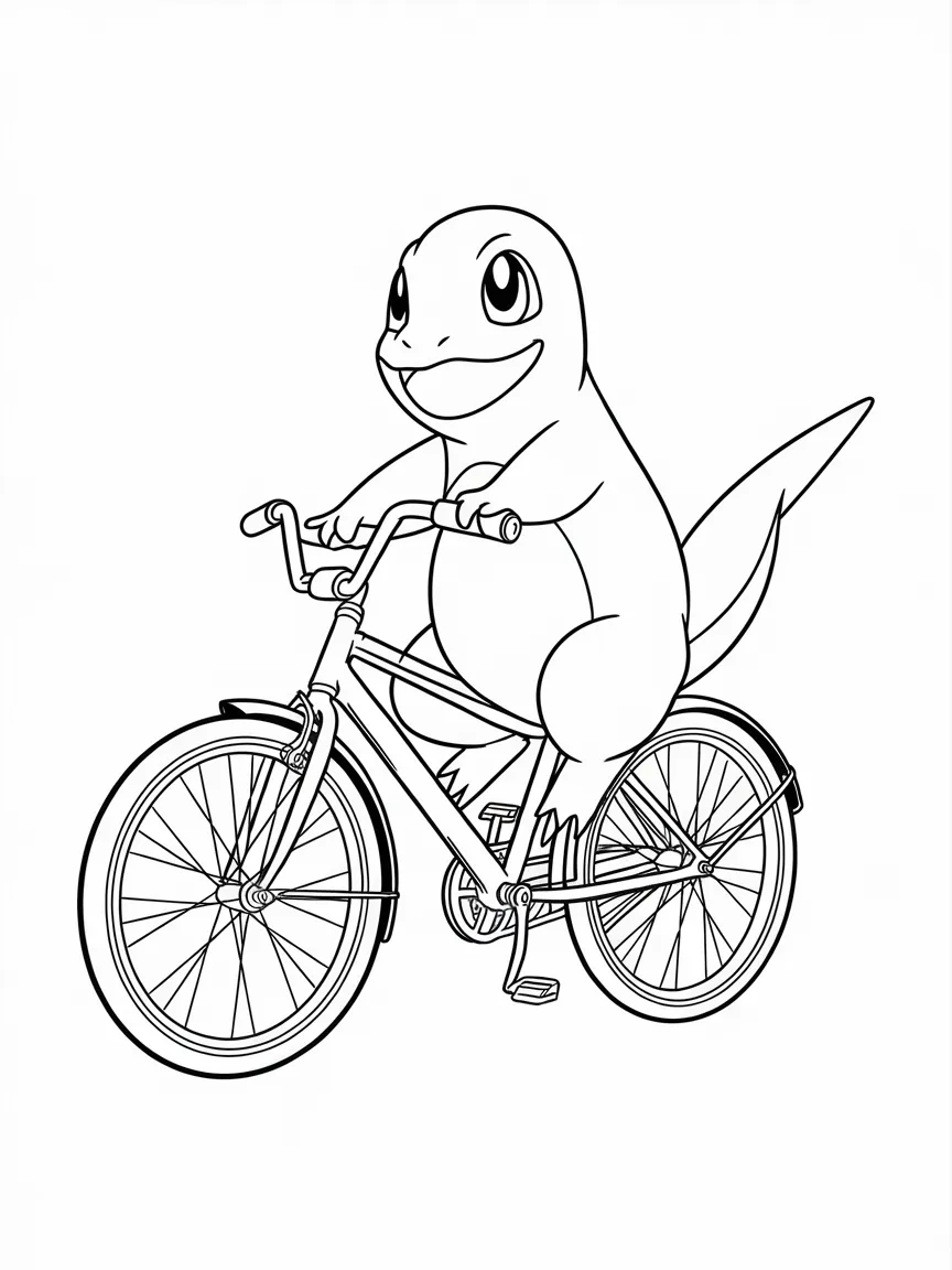 Charmander coloring pages - 1958 | ColoringPagesDesign