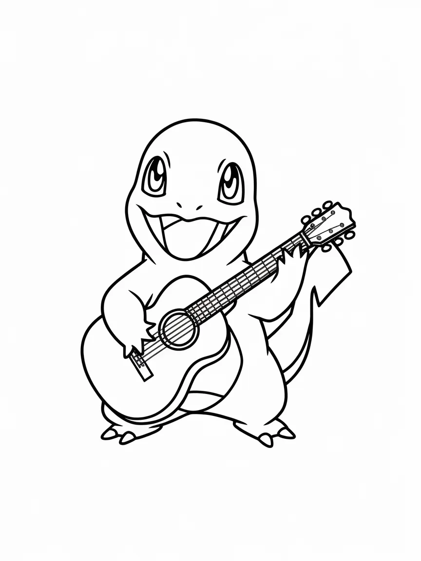 Charmander coloring pages - 2462 | ColoringPagesDesign