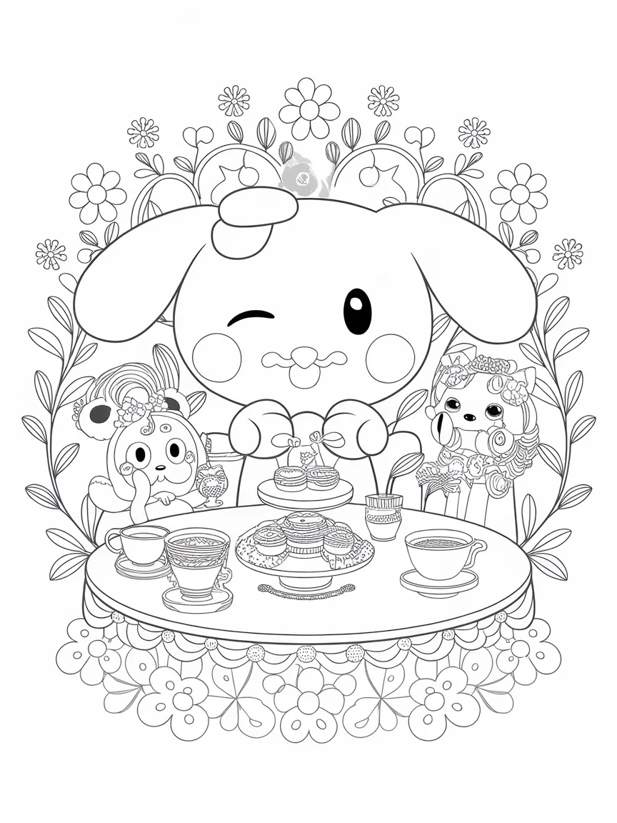 Cinnamoroll coloring pages - 1544 | ColoringPagesDesign