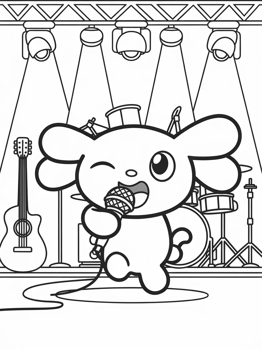 Cinnamoroll coloring pages - 2296 | ColoringPagesDesign