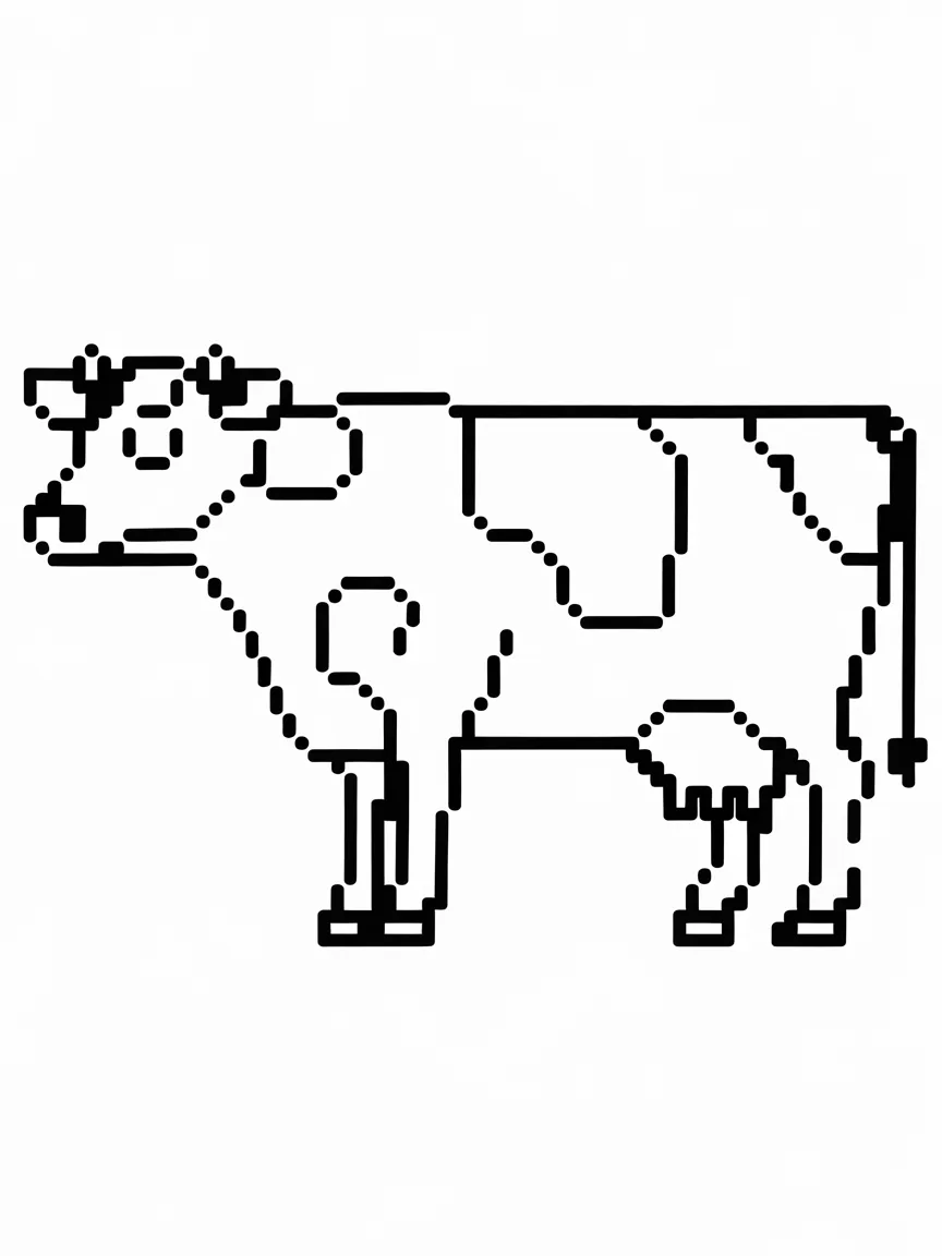 Cow coloring pages - 976 | ColoringPagesDesign