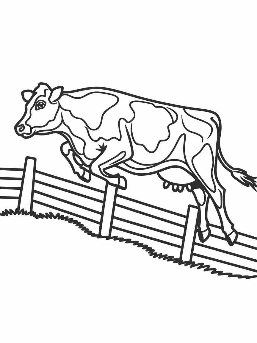 Cow coloring pages - 1850 | ColoringPagesDesign