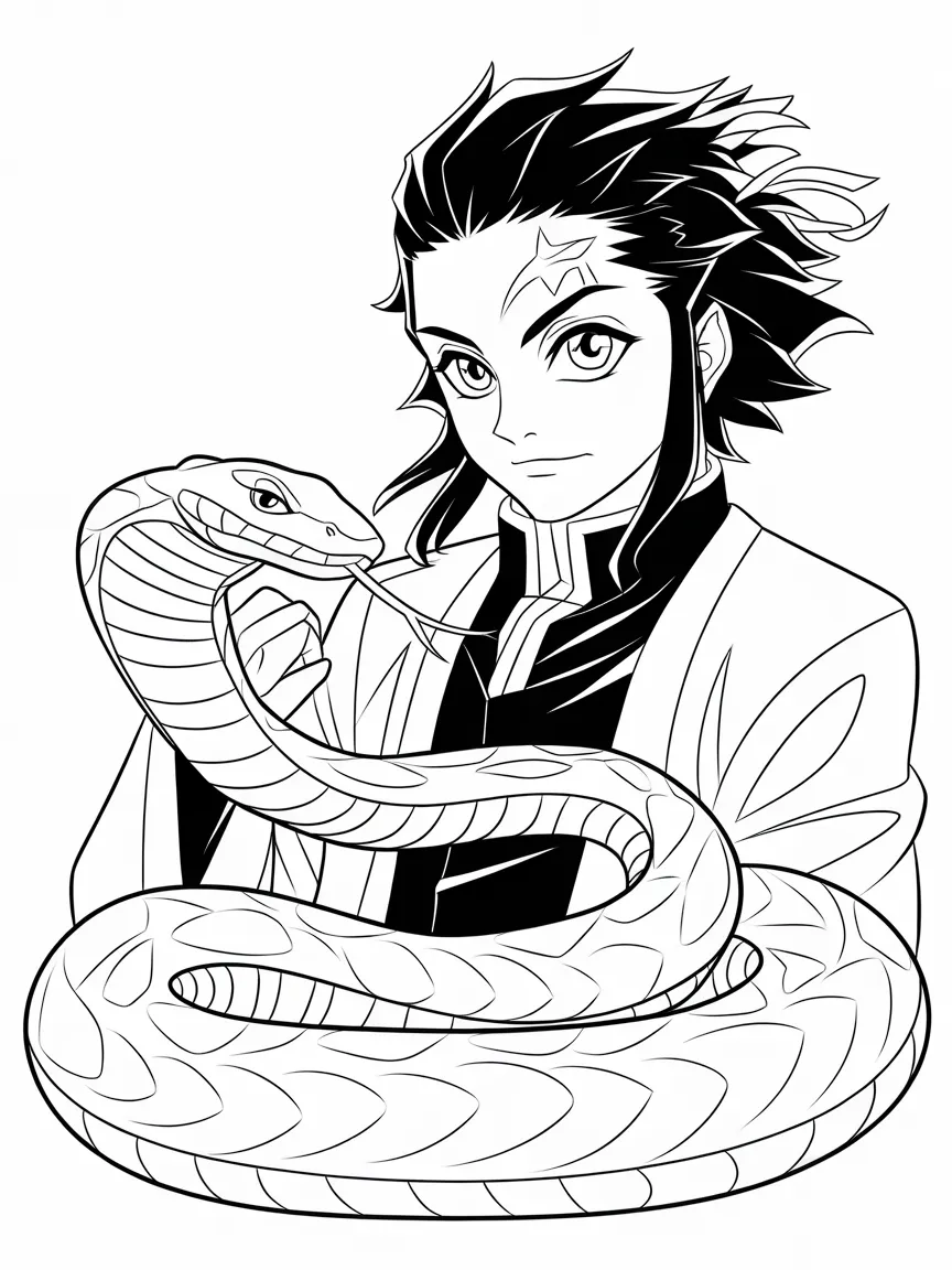 Demon slayer coloring pages - 2546 | ColoringPagesDesign