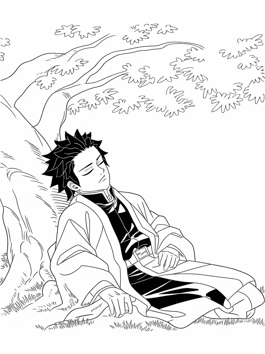 Demon slayer coloring pages - 2547 | ColoringPagesDesign