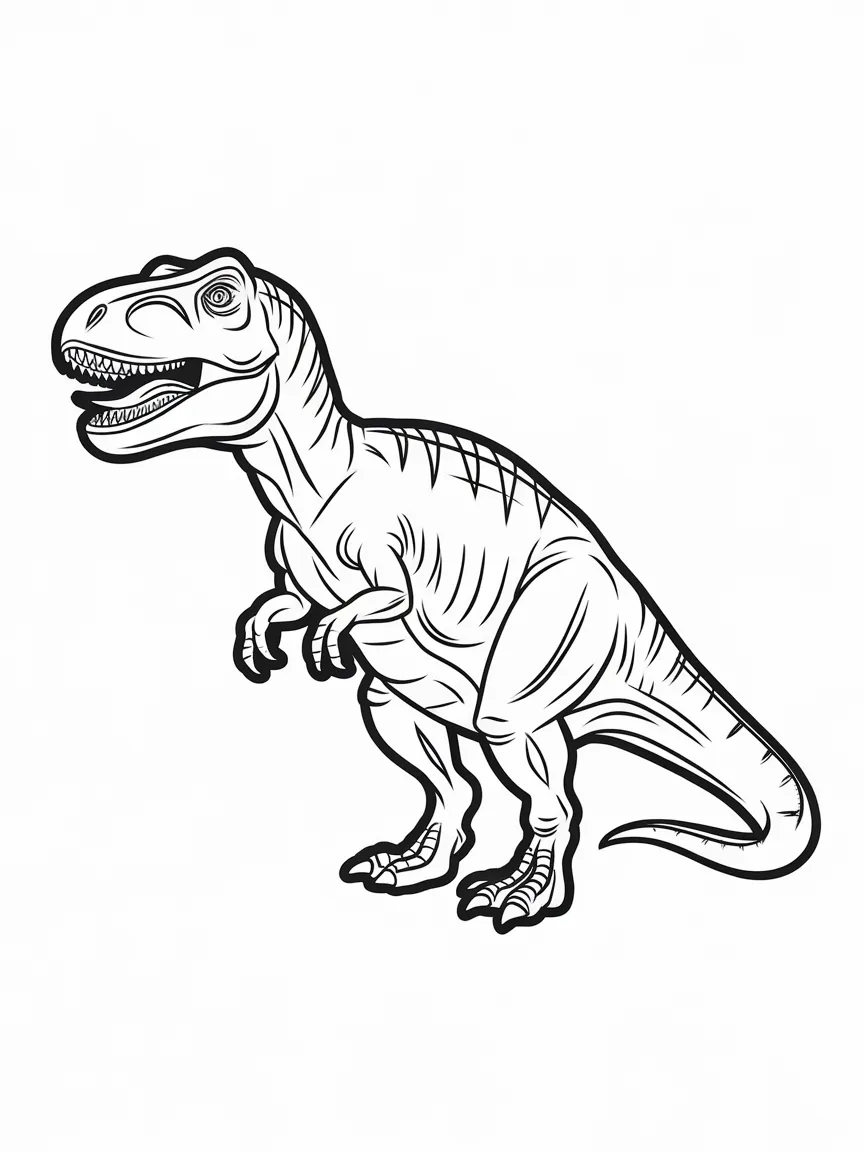 Dinosaur coloring pages - 123 | ColoringPagesDesign