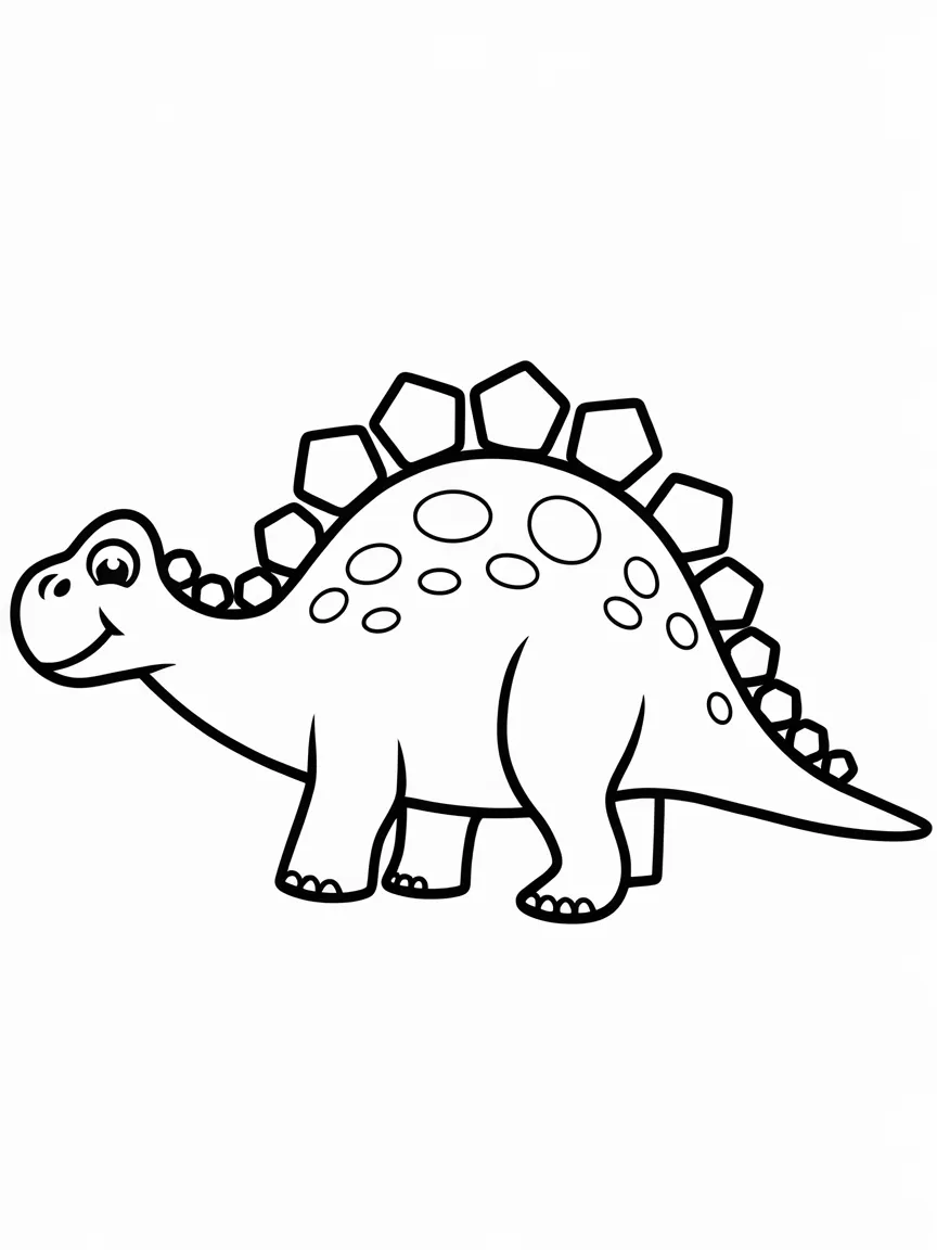 Dinosaur coloring pages - 124 | ColoringPagesDesign