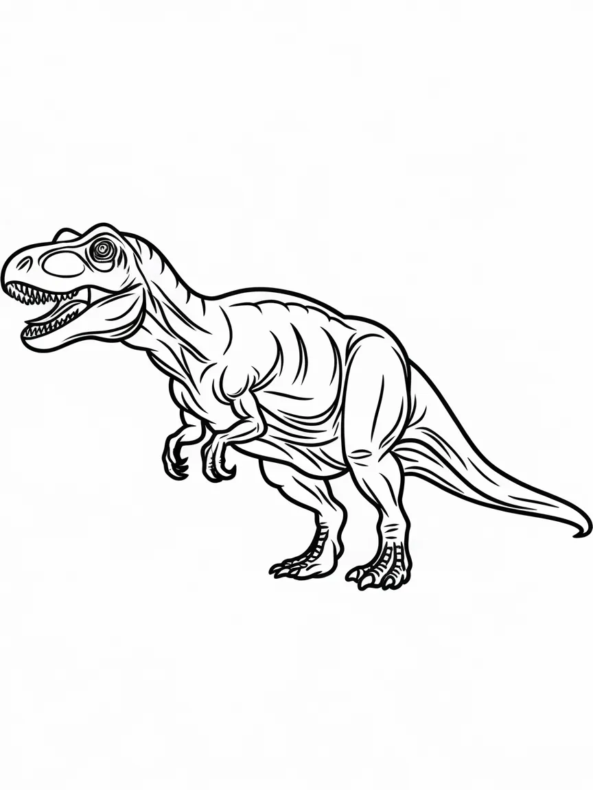 Dinosaur coloring pages - 126 | ColoringPagesDesign