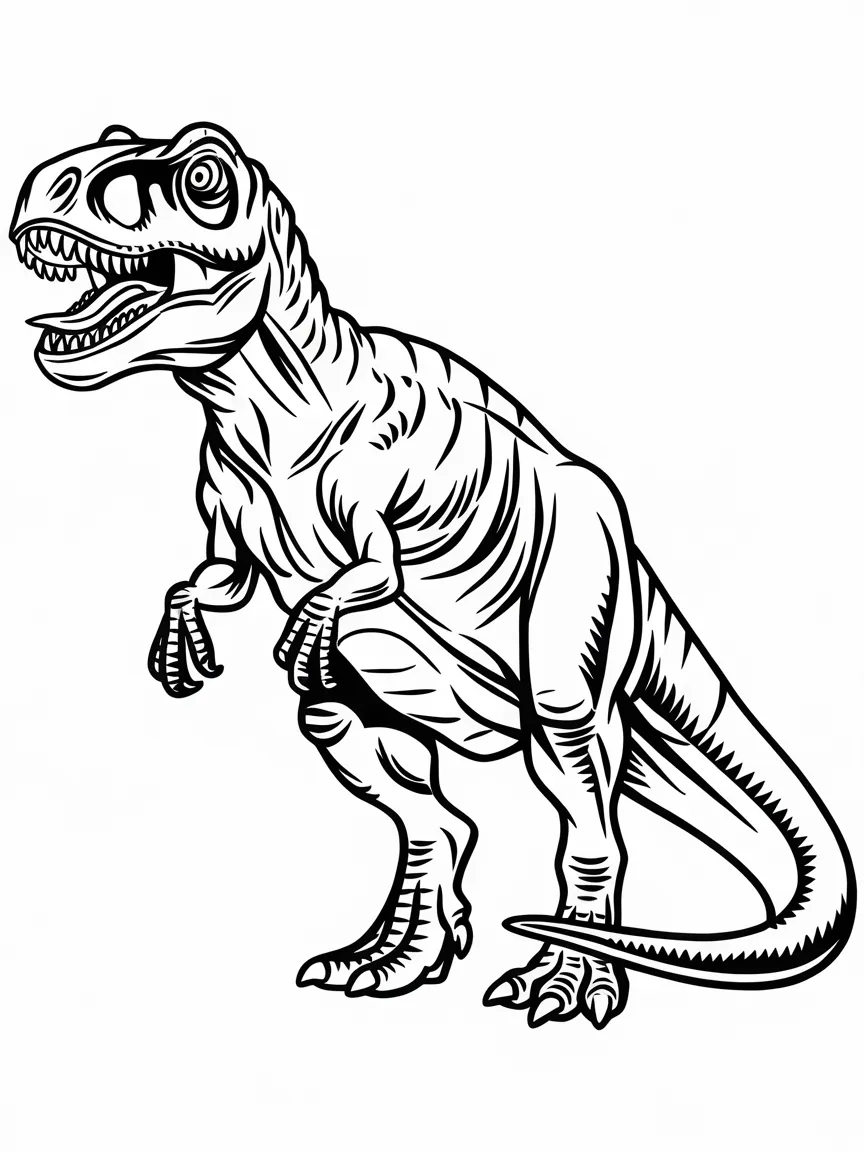 Dinosaur coloring pages - 128 | ColoringPagesDesign