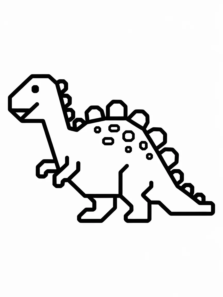 Dinosaur coloring pages - 129 | ColoringPagesDesign