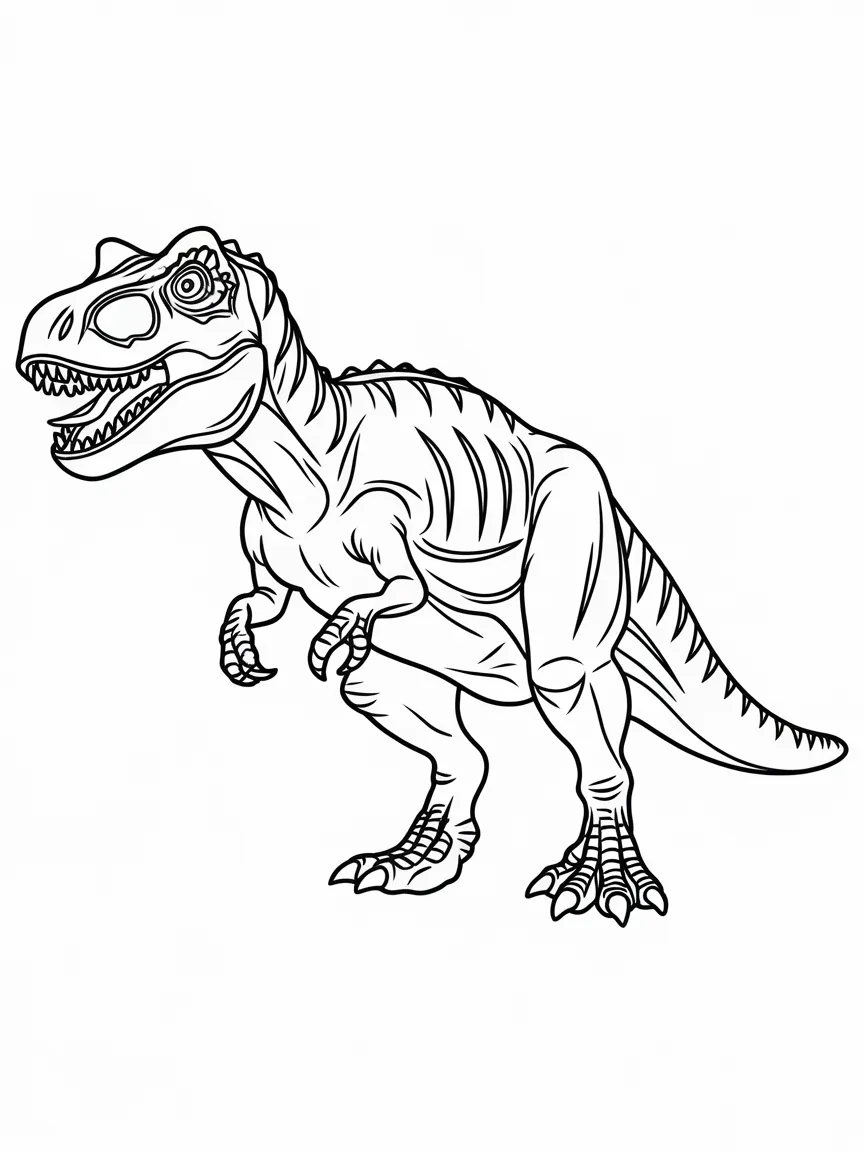 Dinosaur coloring pages - 130 | ColoringPagesDesign