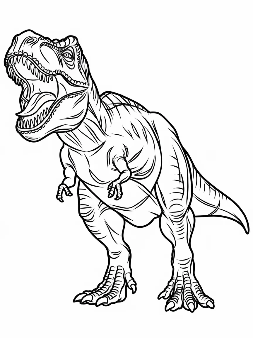 Dinosaur coloring pages - 1170 | ColoringPagesDesign