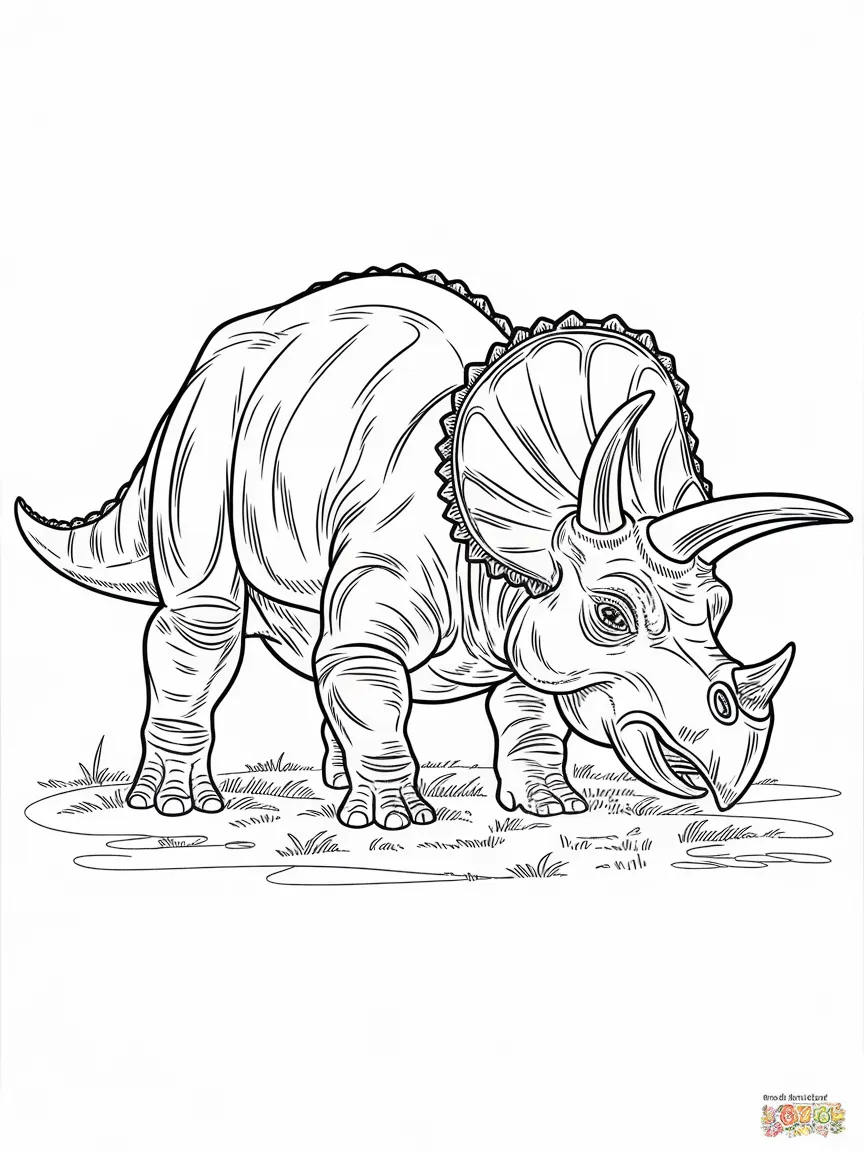 Dinosaur coloring pages - 1171 | ColoringPagesDesign