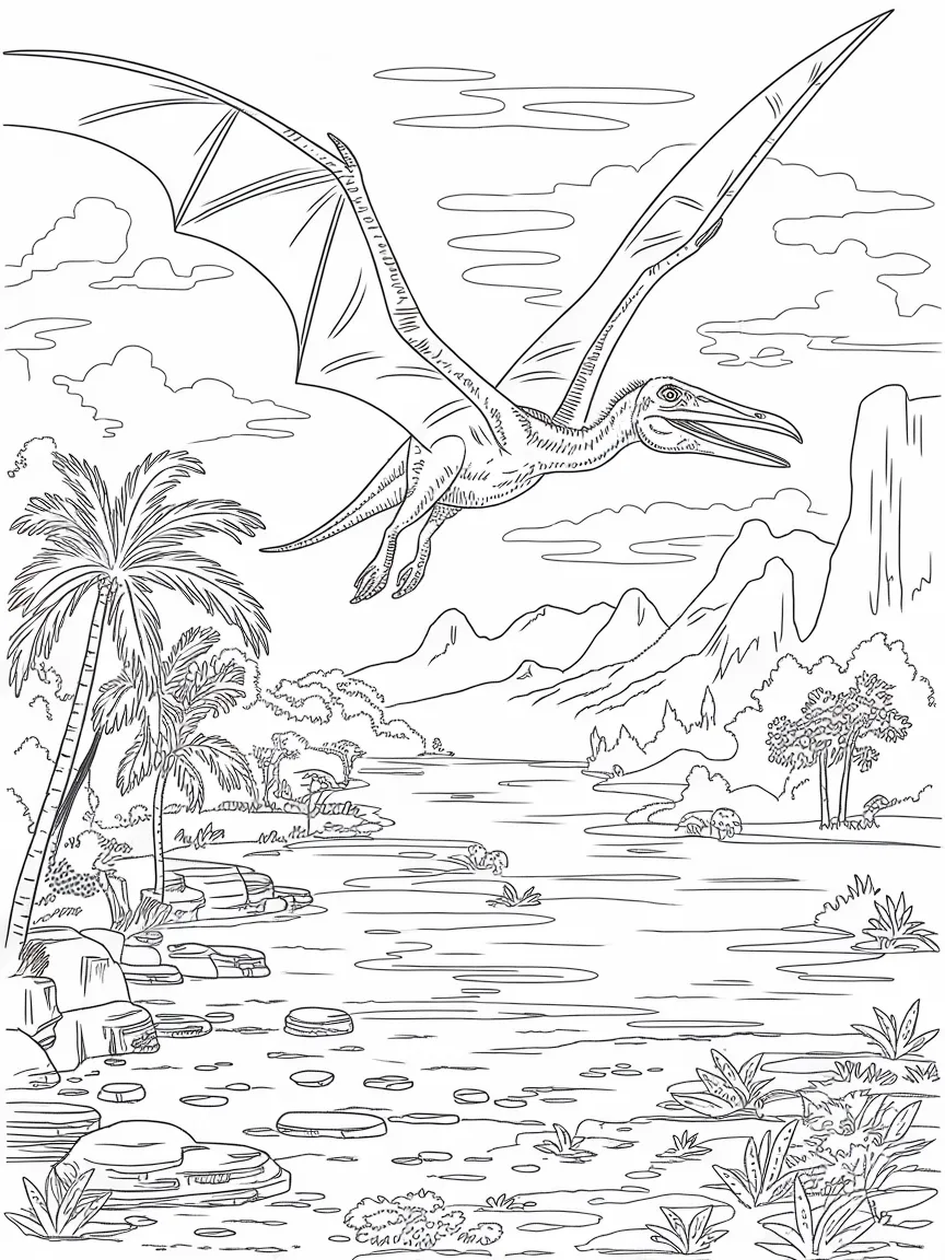 Dinosaur coloring pages - 1175 | ColoringPagesDesign