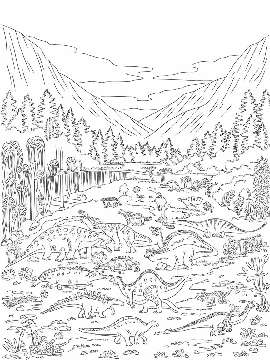 Dinosaur coloring pages - 1178 | ColoringPagesDesign