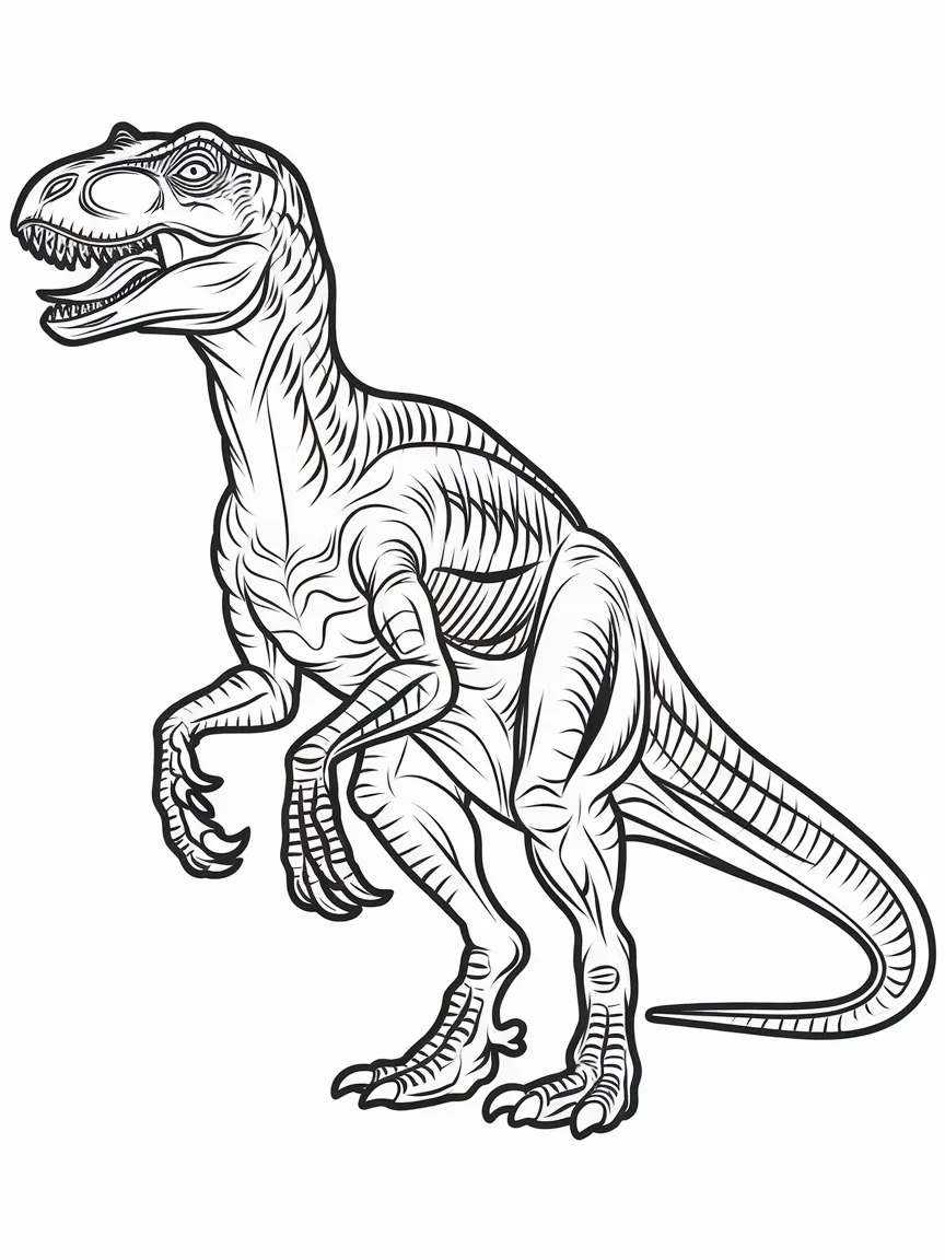 Dinosaur coloring pages - 1283 | ColoringPagesDesign