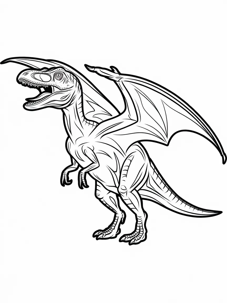 Dinosaur coloring pages - 1286 | ColoringPagesDesign