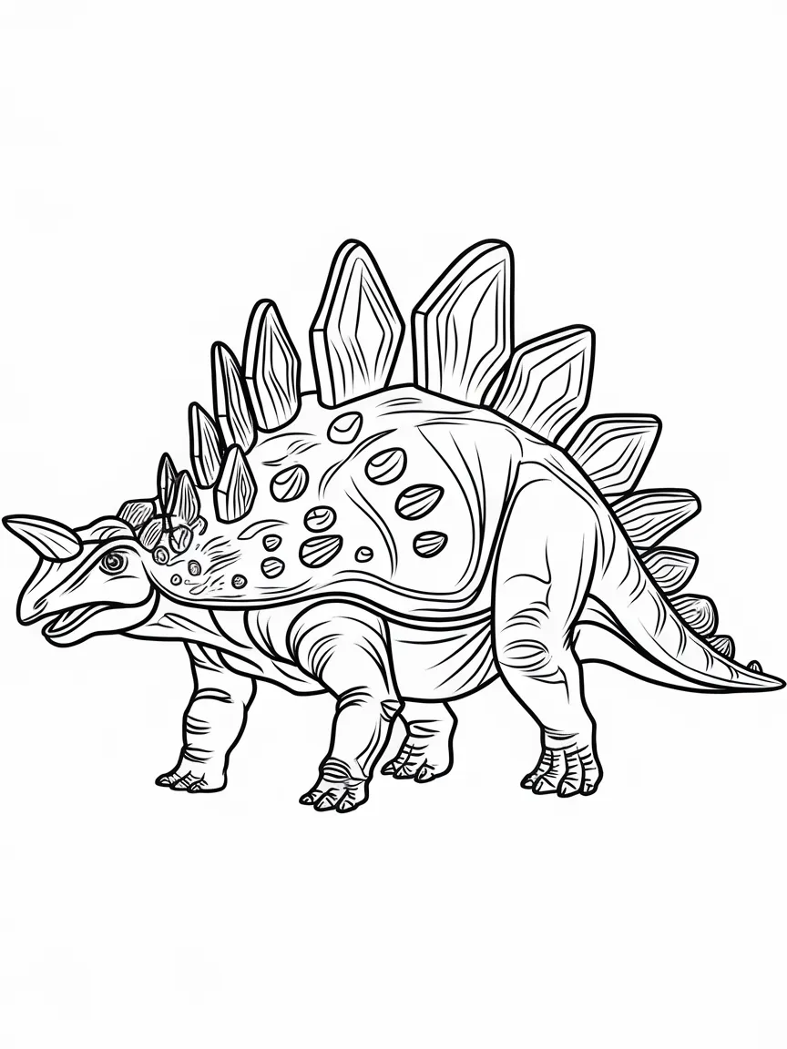 Dinosaur coloring pages - 1287 | ColoringPagesDesign