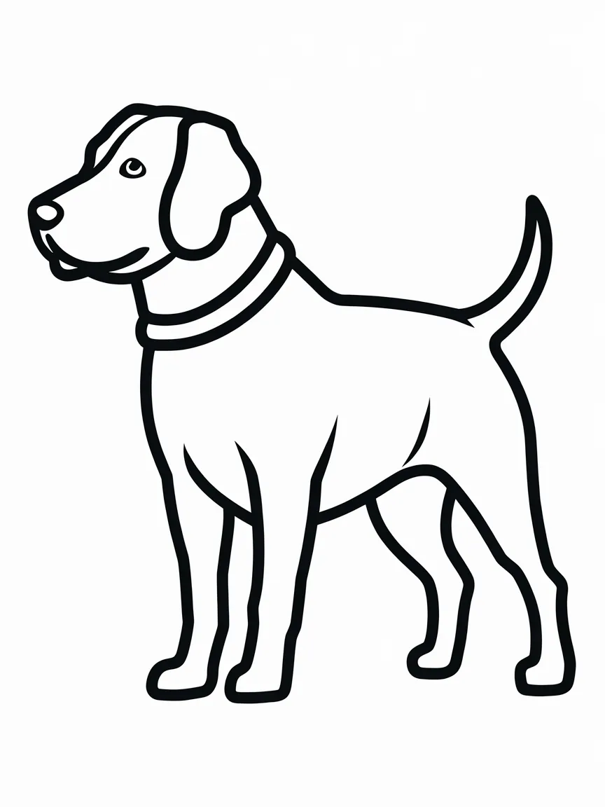 Puppy coloring pages - 333 | ColoringPagesDesign