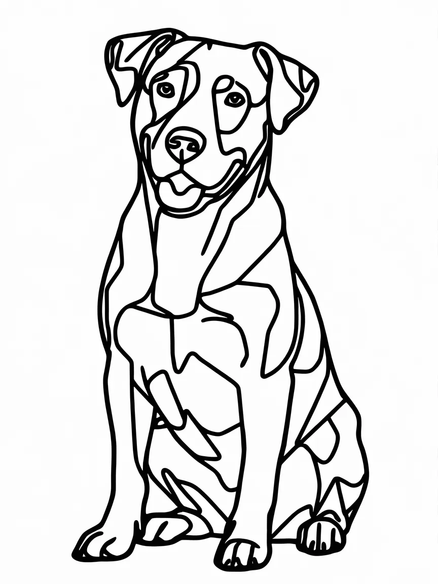 Puppy coloring pages - 334 | ColoringPagesDesign