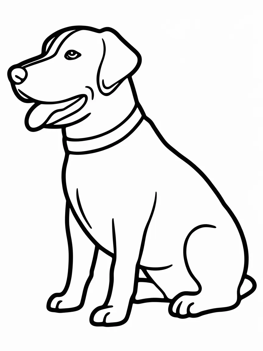 Puppy coloring pages - 336 | ColoringPagesDesign