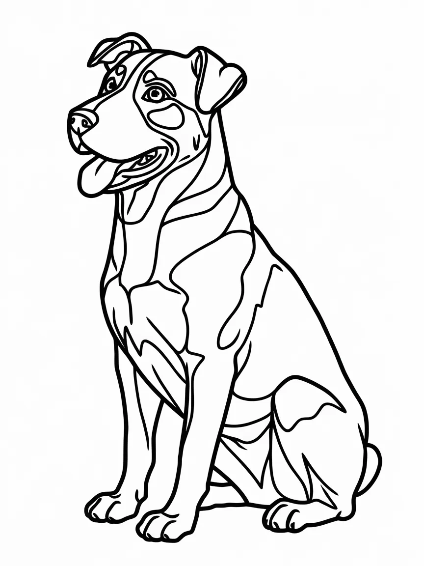 Puppy coloring pages - 339 | ColoringPagesDesign