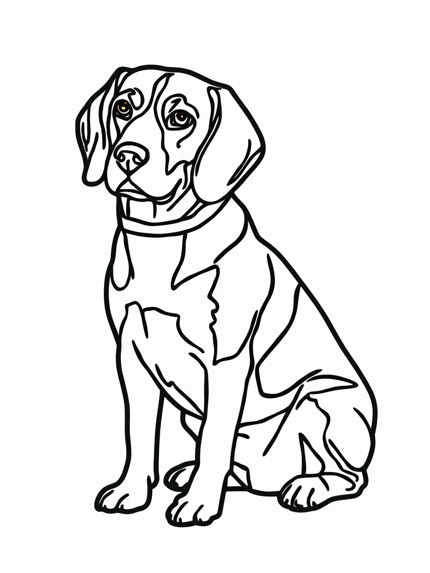 Puppy coloring pages - 1392 | ColoringPagesDesign