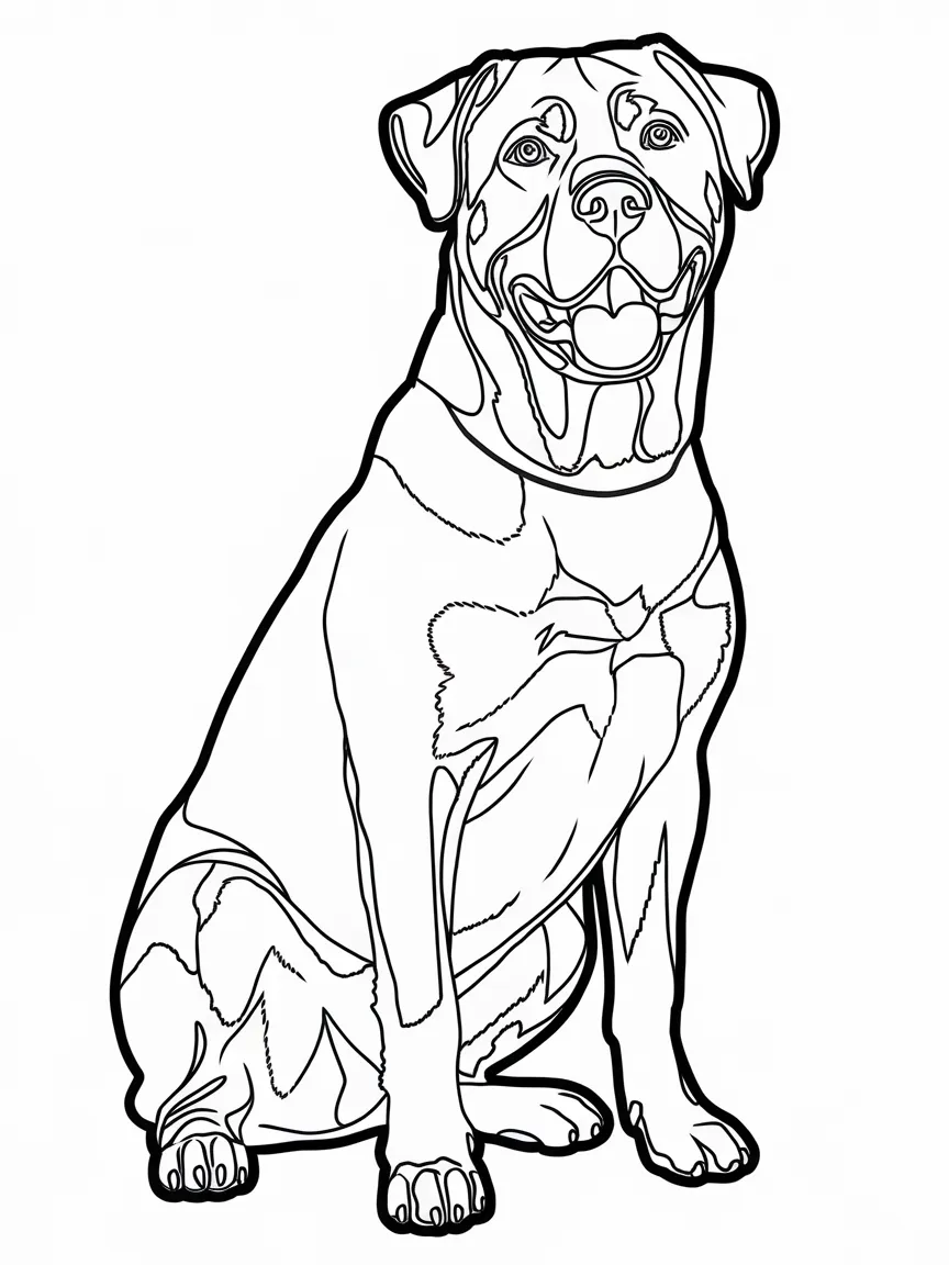 Puppy coloring pages - 1394 | ColoringPagesDesign