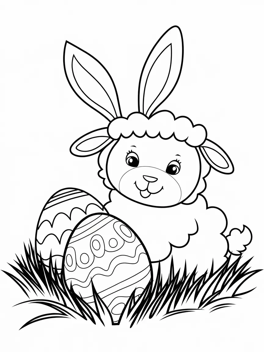 Easter coloring pages - 1342 | ColoringPagesDesign