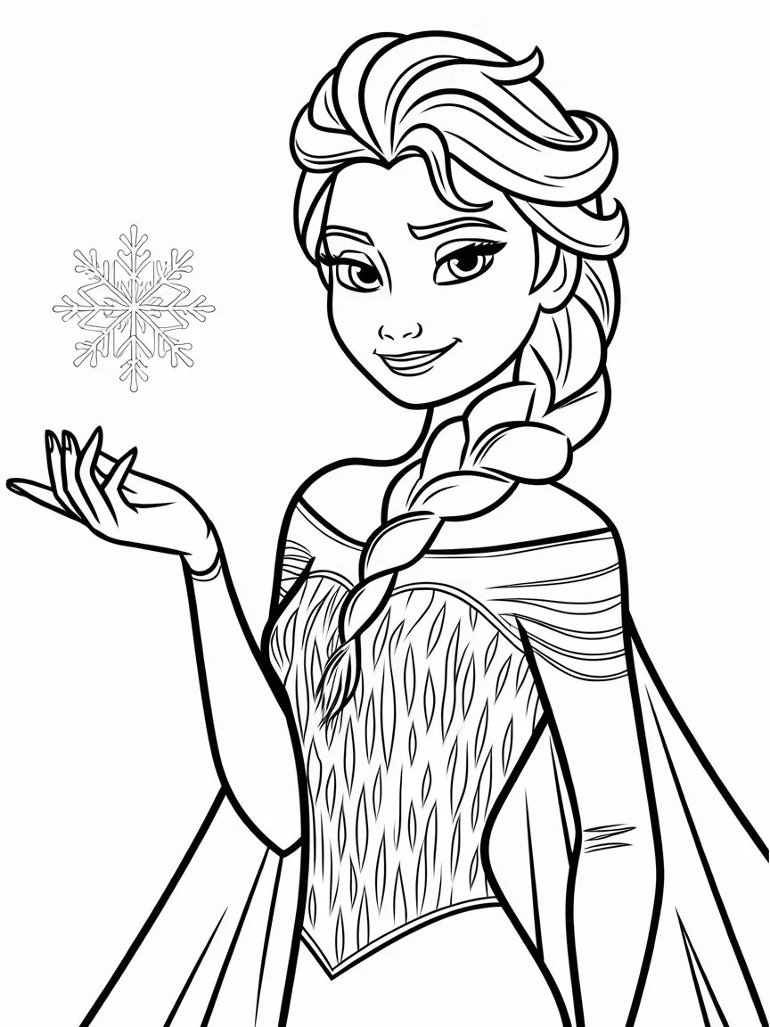 Elsa coloring pages - 524 | ColoringPagesDesign