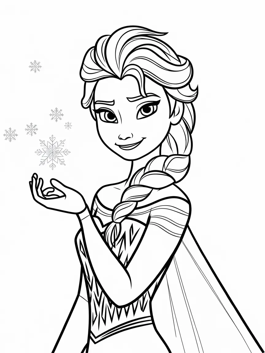 Elsa coloring pages - 526 | ColoringPagesDesign