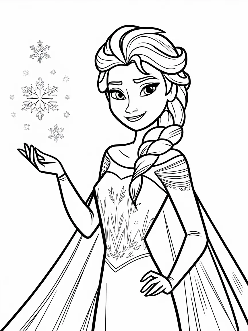 Elsa coloring pages - 529 | ColoringPagesDesign