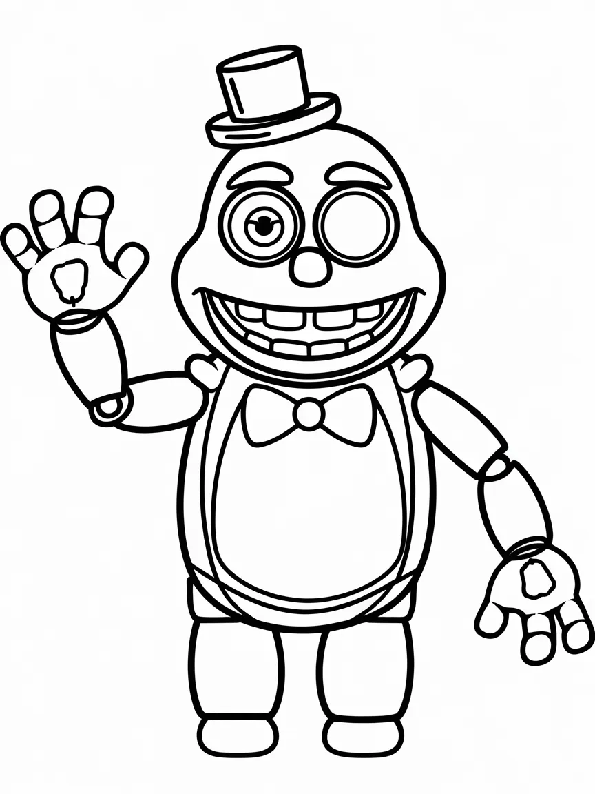 Fnaf coloring pages - 508 | ColoringPagesDesign