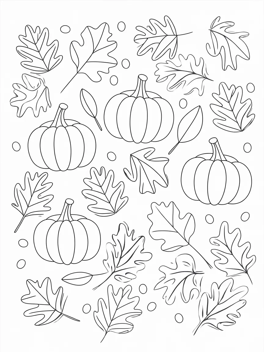 Fall coloring pages - 222 | ColoringPagesDesign